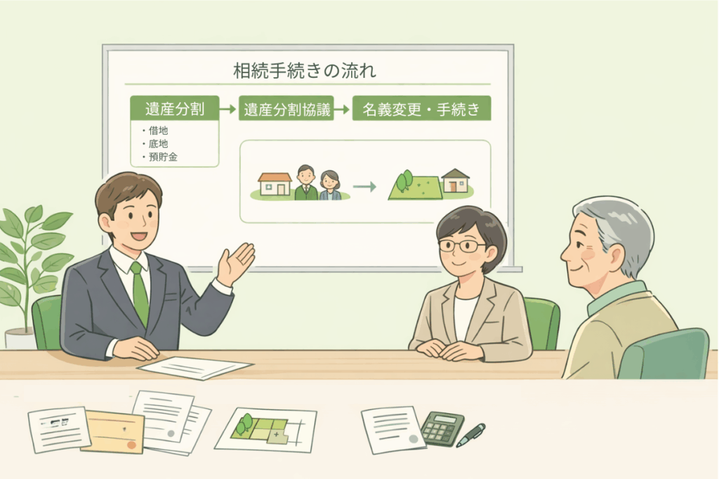 専門家が解説する借地権・底地の相続手続きの全体像